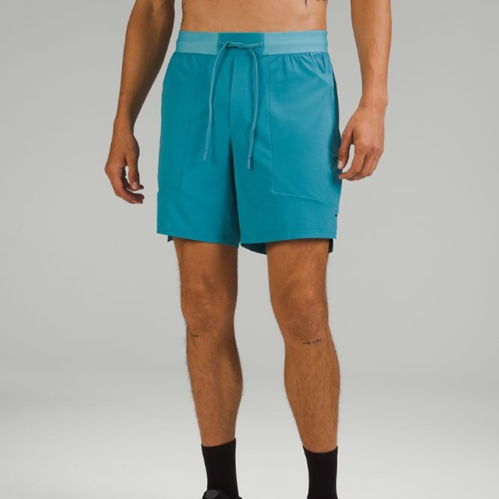 Lululemon License to Train Linerless Oceanic Men’s Shorts Short 5’